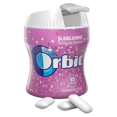 ORBIT Bubblemint Sugarfree Chewing Gum, 14 Piece Single Pack