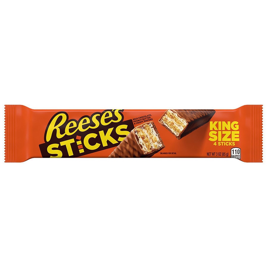 Sweet's Candy Dark Chocolate Sticks, Orange, 4 Pack; (10.5 oz