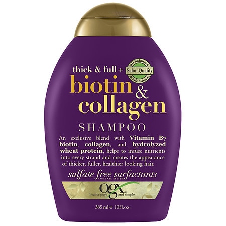 OGX Thick & Full + Biotin & Collagen Volumizing Shampoo | Walgreens