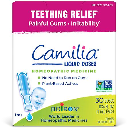 Boiron Camilia Homeopathic Medicine for Teething Relief