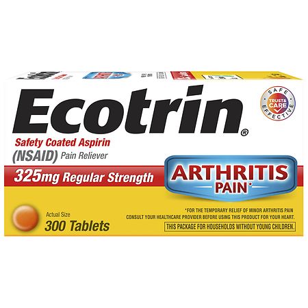 Ecotrin Regular Strength Safety Coated Aspirin