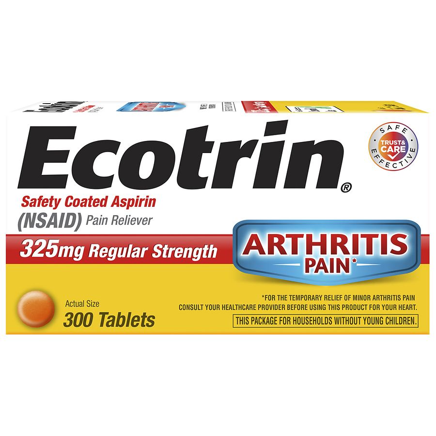 Ecotrin Regular Strength Safety Coated Aspirin