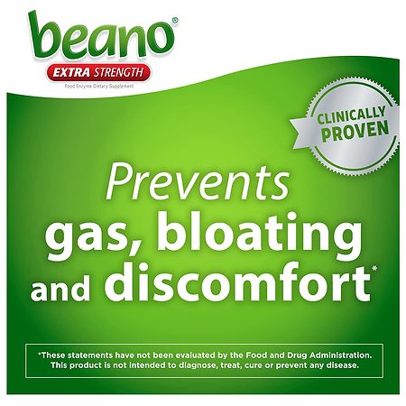 Beano Food Enzyme Dietary Supplement Tablets