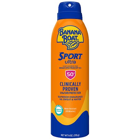 Banana Boat Sport Ultra Clear Sunscreen Spray SPF 50