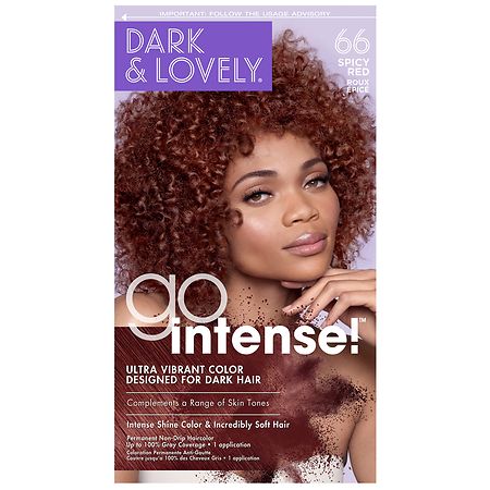SoftSheen-Carson Dark and Lovely Go Intense! Ultra Vibrant Hair Color on Dark Hair Spicy Red