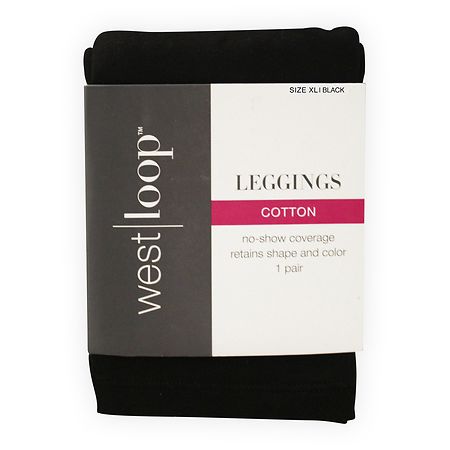West Loop Cotton Leggings XL Black