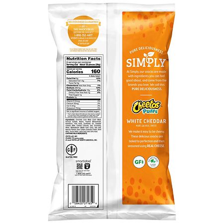 Simply Cheetos Crunchy White Cheddar Jalapeno 8.5oz : Snacks fast