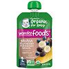 Gerber 2nd Foods Organic Oatmeal Baby Food Banana Blueberry Blackberry Oatmeal-0
