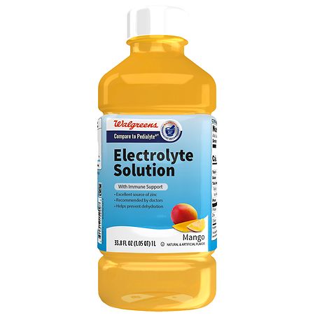 Walgreens Electrolyte Solution With Zinc Mango