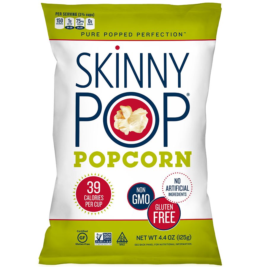 Skinny Pop Butter Popcorn, 4.4 oz