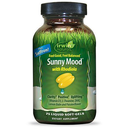 Irwin Naturals Sunny Mood, Softgels