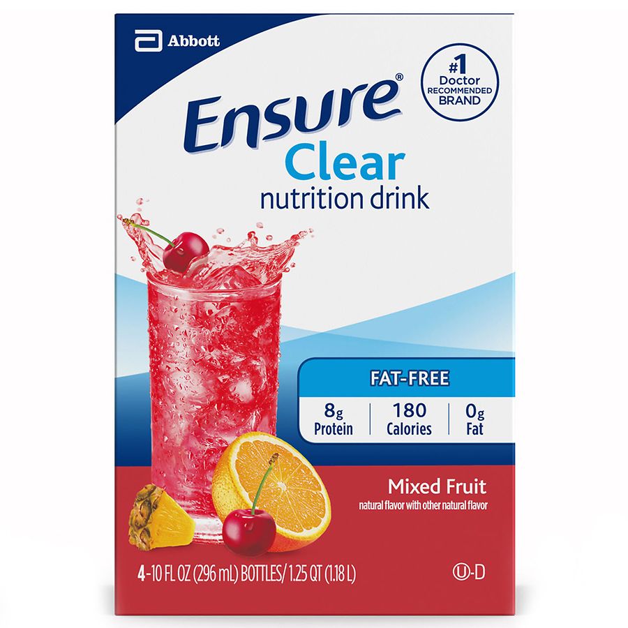 Abbott Nutrition Ensure Clear Nutrition Drink - Apple or Mixed Berry