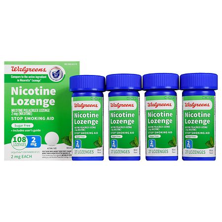 Walgreens Nicotine Lozenge 2 mg Mint