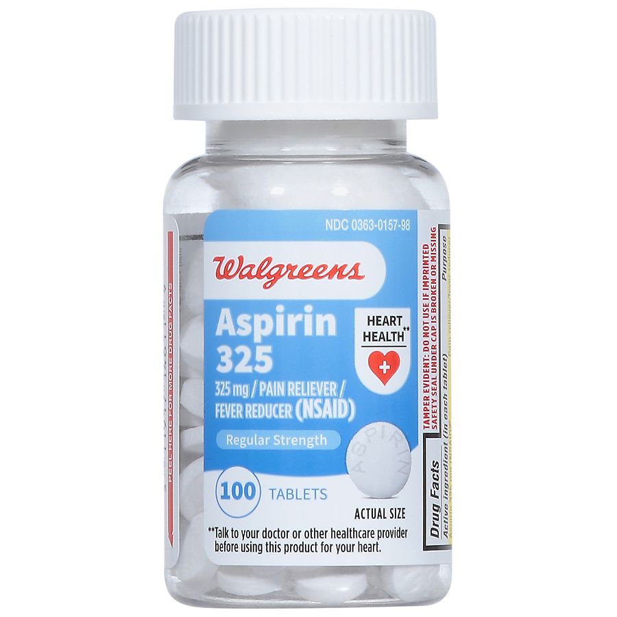 Walgreens Aspirin 325 mg Tablets