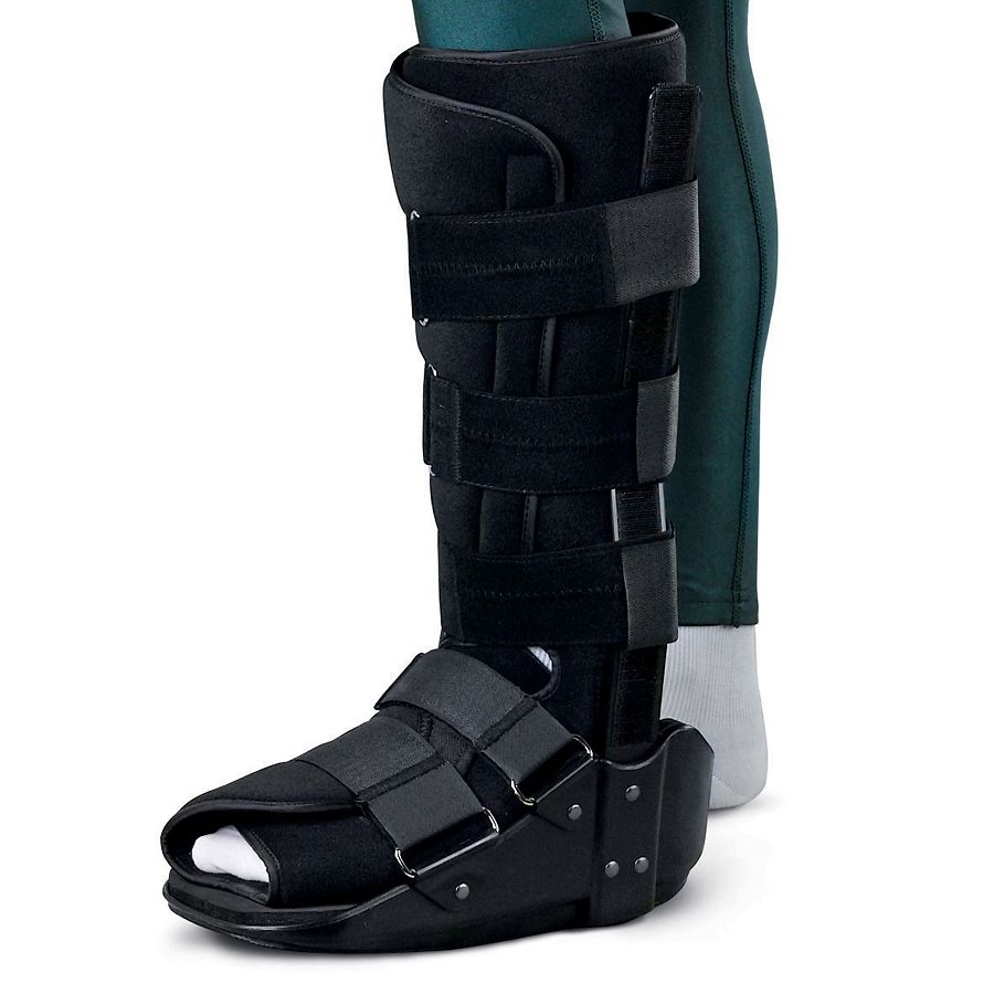 dominio Deducir Celda de poder Curad Short Leg Walker-Low Profile Medium Black | Walgreens