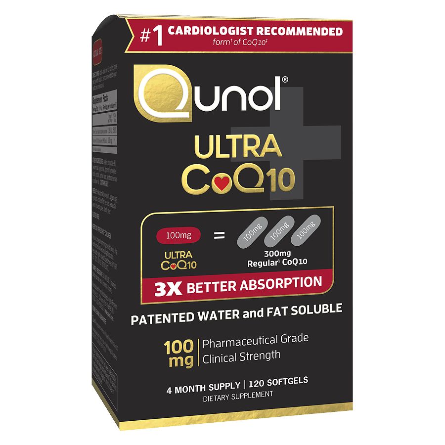 Qunol Ultra CoQ10 100 mg Dietary Supplement Softgels