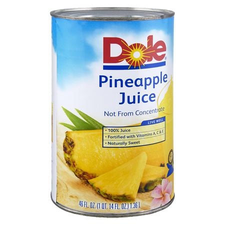 Dole 100% Pineapple Juice Can