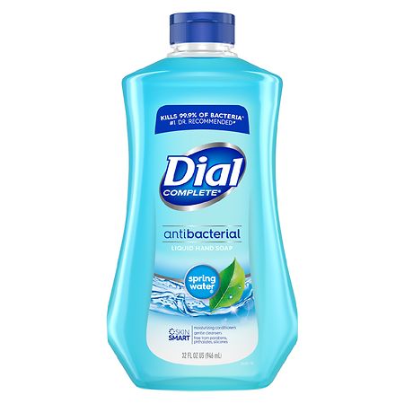 Dial Antibacterial Liquid Hand Soap Refill Spring Water