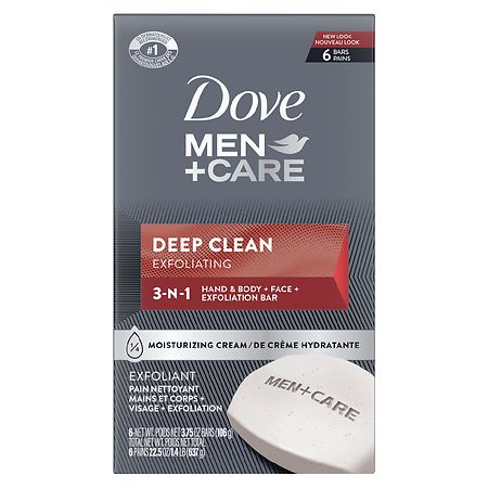 Dove Men+Care Body Soap and Face Bar Deep Clean