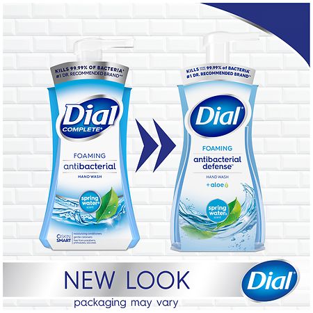 Dial Complete Antibacterial Foaming Hand Wash Spring Water Walgreens
