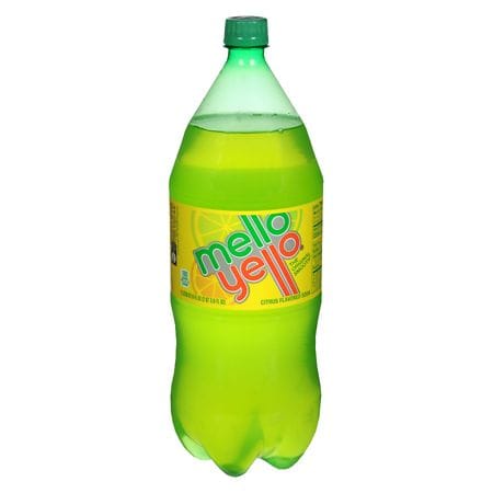 Mello Yello Soda 2 Liter Bottle Citrus, 4 inch x 25 yards