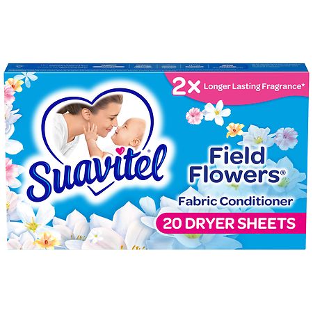 Suavitel Dryer Sheets Field Flowers, One Size