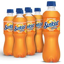 Sunkist Soda Orange, 6 Pack Bottle | Walgreens