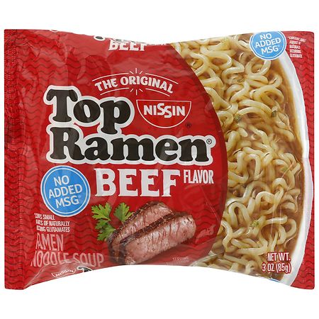 Top Ramen Noodle Soup Beef