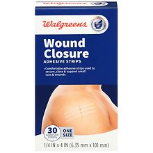 Well Adhesive Strips, Wound Closure, One Size - 30 strips