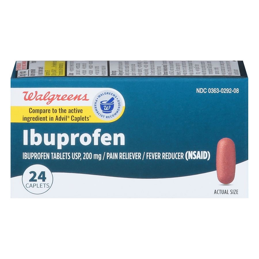 Walgreens Ibuprofen 200 mg Caplets Walgreens