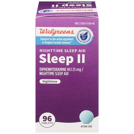 Walgreens Sleep II Nighttime Sleep Aid Tablets