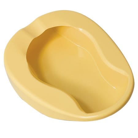 MedPro Conventional Plastic Bed Pan with Contoured Shape, Adult Size