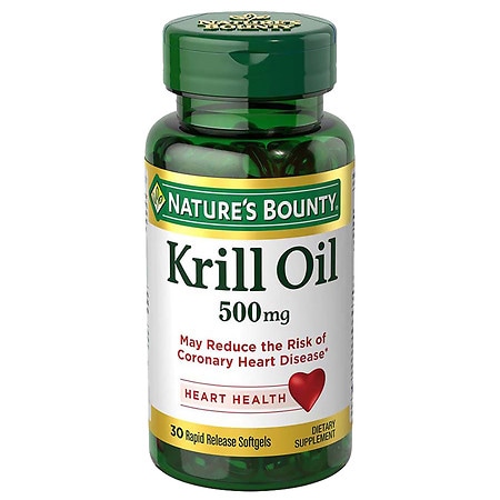 Nature's Bounty Red Krill Oil 500mg, Softgels