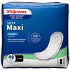 Walgreens Maxi Pads, Overnight, Wingless Unscented-0