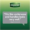 Depend Adult Incontinence Underwear for Men, Disposable, Maximum S/M Gray-8