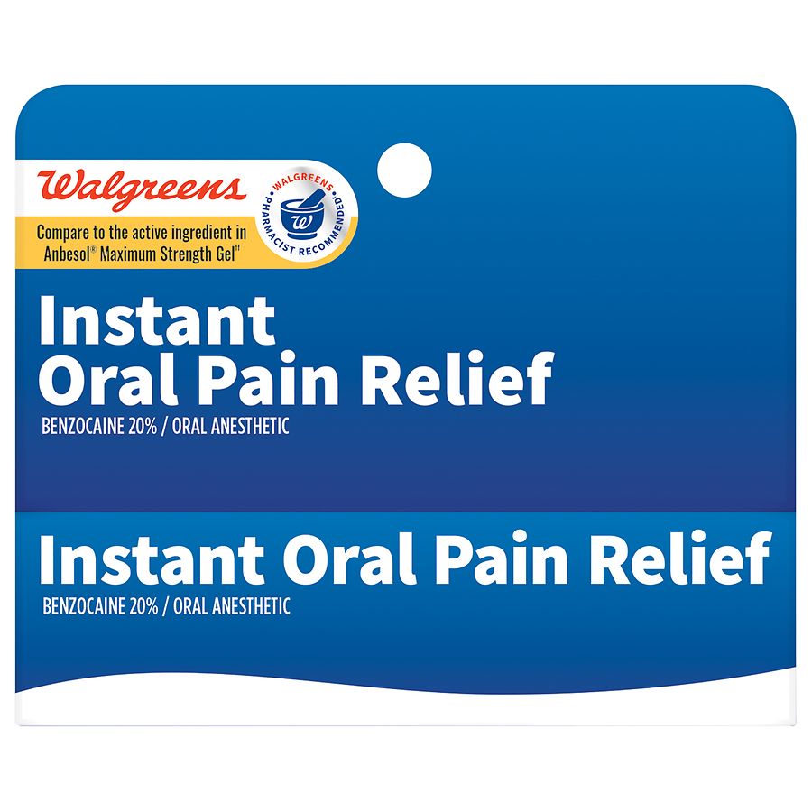 melted eternally Algebraic Instant Oral Pain Relief Gel | Walgreens