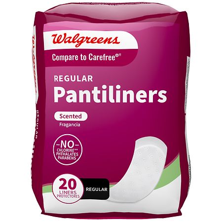 Walgreens Pantiliners Scented, Regular (ct 20)