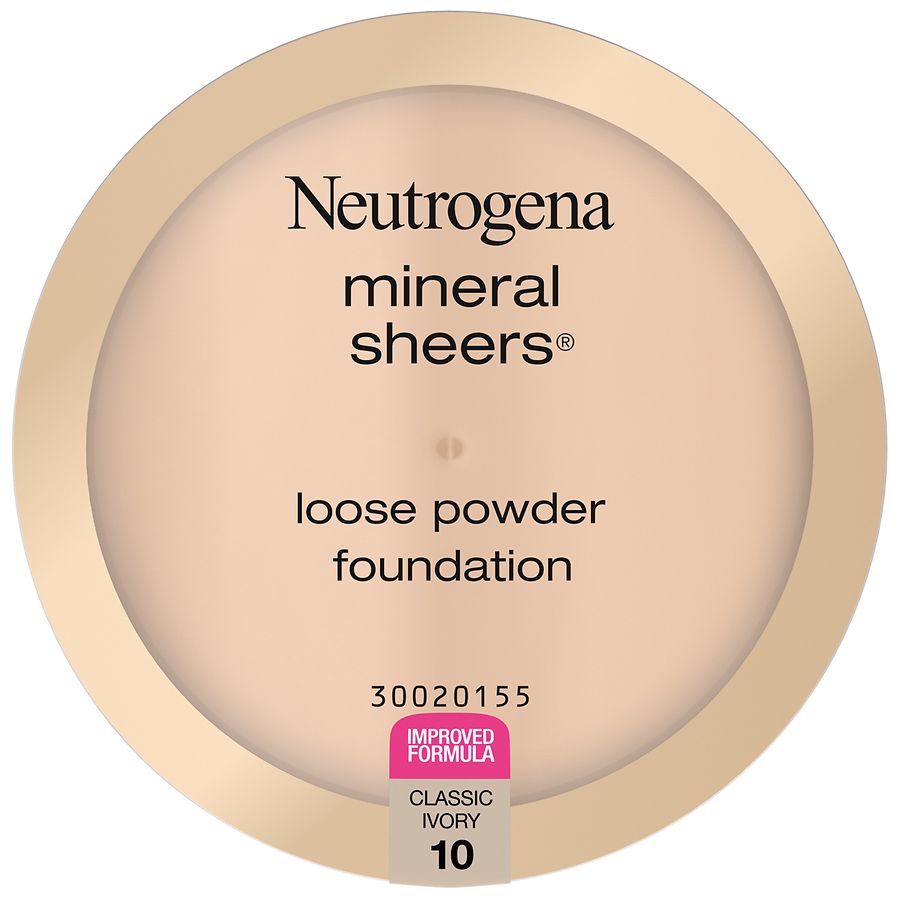 Photo 1 of Mineral Sheers Powder Foundation, Classic Ivory 10