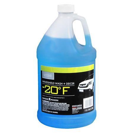 Living Solutions Windshield Wash + Deicer -20 Degrees | Walgreens
