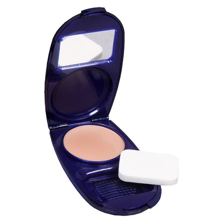 CoverGirl Aqua Smooth AquaSmooth Compact Solid Foundation SPF 15, Natural Ivory