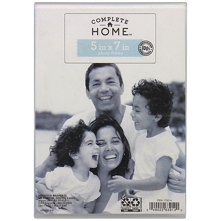 Complete Home Acrylic Frame 5x7 5 inch x 7 inch Clear