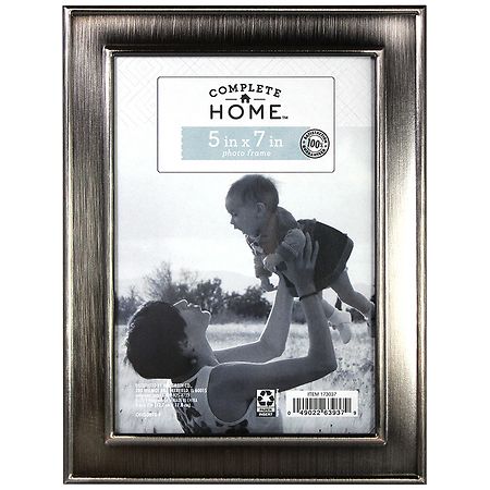 Complete Home Carlton Pewter Frame 5x7 5 inch x 7 inch Silver