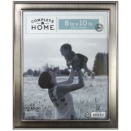 Complete Home Carlton Pewter Frame 8x10 8 inch x 10 inch Silver