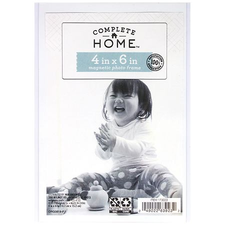 Complete Home Acrylic Frame 4x6 4 inch x 6 inch Clear