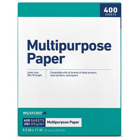 Wexford Multipurpose Paper 8.5x11 inch White