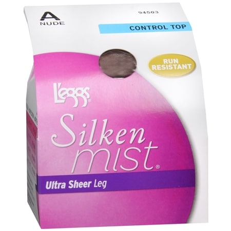 009X04 Leggs 94496 Silken MIst Ultra Sheer Leg Run Resistant Q+ Nude