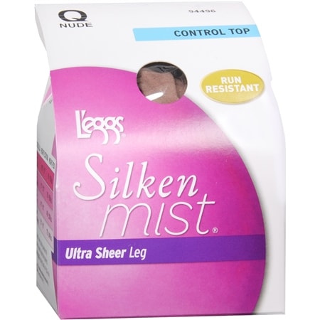 UPC 074200944969 product image for L'eggs Silken Mist Ultra Sheer Leg Pantyhouse, Control Top - Size Q, Nude 1.0 pr | upcitemdb.com