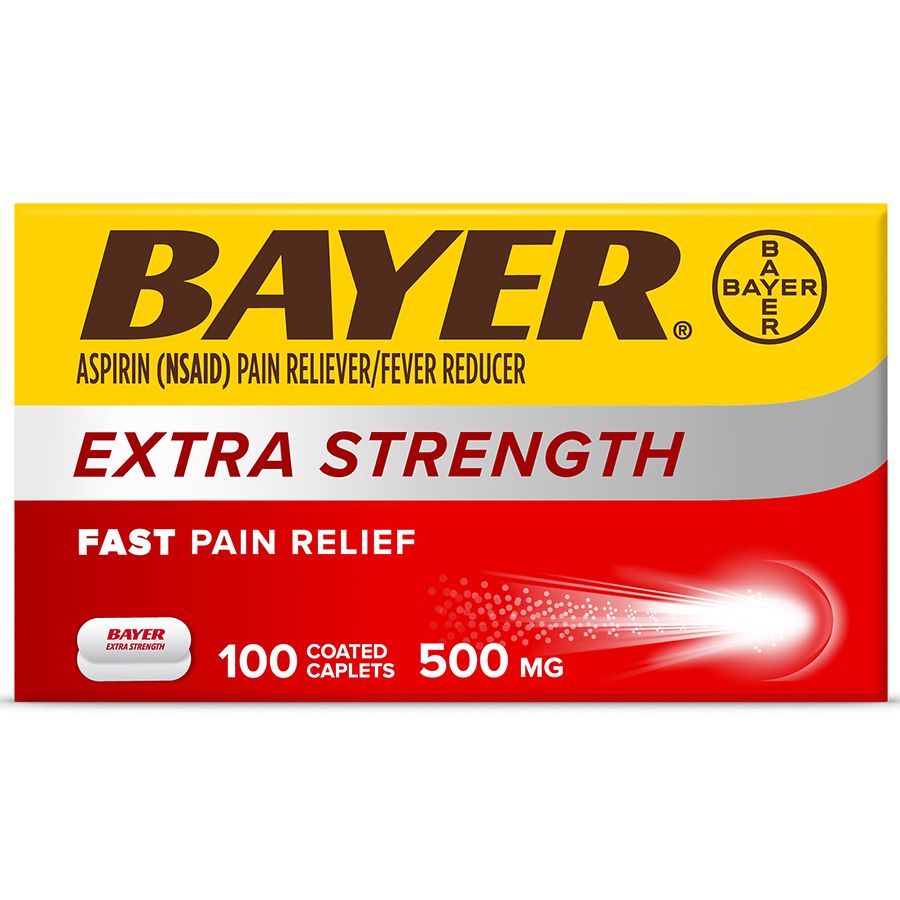 Bayer Extra Strength Pain Relief Pills, Headache
