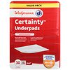Walgreens Certainty Underpads, Maximum Absorbency XL (30 ct)-1