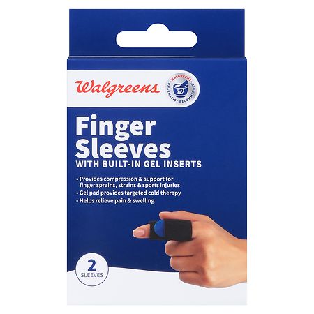 Unique Bargains 10pcs Black Cotton Stretch Sport Anti-dislocation Protect  Finger Sleeve Support : Target